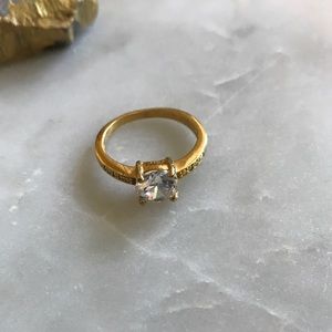 Ring with quartz size US 4.5-5